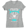 Want To Know If There Is L fe After Death Mess With My Kids And Find O Ladies Fitted T-Shirt