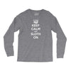 Keep Calm And Sloth On Long Sleeve Shirts