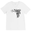 girl butterfly head V-Neck Tee