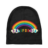 California Rainbow Baby Beanies