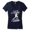 courir Women's V-Neck T-Shirt