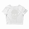 mr. skull Crop Top