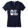 this too shall pabst Women's V-Neck T-Shirt