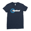 top dad mens funny novelty Ladies Fitted T-Shirt