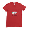 Paint Somerhing it Might Be Wordless Ladies Fitted T-Shirt