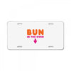 Bun in the Oven License Plate
