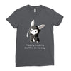 grim bunny Ladies Fitted T-Shirt