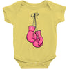 boxing gloves breast cancer Baby Bodysuit