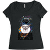 who loves miniatur schnauzer Women's Triblend Scoop T-shirt