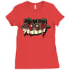 zombie doom logo Ladies Fitted T-Shirt