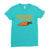 Veggie Powered Ladies Fitted T-Shirt