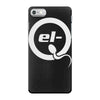 el q white logo iPhone 7 Case