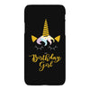 birthday unicorn girl. iPhoneX