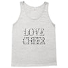 love cheer gold mixed media Tank Top