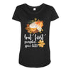 but first pumpkin spice latte, Maternity Scoop Neck T-shirt