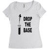 drop the base Women's Triblend Scoop T-shirt