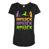 amuck, amuck, amuck! Maternity Scoop Neck T-shirt
