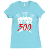 sparta fight  film Ladies Fitted T-Shirt