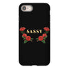 sassy with roses iPhone 8