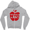 nyc big apple Zipper Hoodie