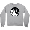 yin yang smiley Crewneck Sweatshirt