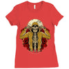 hip hop and rose Ladies Fitted T-Shirt