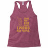 kill people funny Racerback Tank