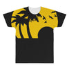 beach silhouette birds sand sunset All Over Men's T-shirt