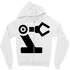 black robot Zipper Hoodie