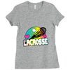neon lacrosse Ladies Fitted T-Shirt