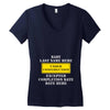 Under Construction Personalize Baby Women's V-Neck T-Shirt