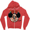 mickey mousseux Zipper Hoodie
