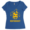 rentaghost 70s 80s kids tv series show retro Women's Triblend Scoop T-shirt