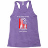 if the land of the free Racerback Tank