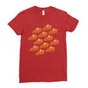 ugly pumpkin pie Ladies Fitted T-Shirt