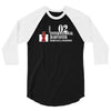 case ih farm center line 3/4 Sleeve Shirt