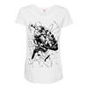 venom vs spiderman Maternity Scoop Neck T-shirt