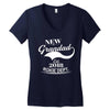 New Grandad 2018 Rokie Dept. Women's V-Neck T-Shirt
