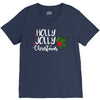 holly jolly christmas V-Neck Tee