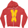 jake paul x yellow Zipper Hoodie