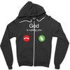God is calling you Zipper Hoodie