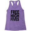 free high fives t shirt x large funny humor geek awesome highfive cool Racerback Tank