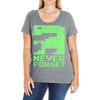 never forget Ladies Curvy T-Shirt