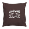 this is what an awesome uncle looks like   mens funny father's day Throw Pillow