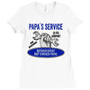 papa s service Ladies Fitted T-Shirt