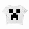 creeper face Crop Top