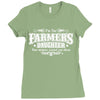 farmer's daughter funny Ladies Fitted T-Shirt