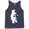 sax player lady face optical illusion Tank Top