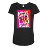 card as Maternity Scoop Neck T-shirt