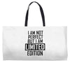 limited edition1 Weekender Totes